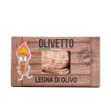 Olive Brennholz 240kg für Kamin in Box auf Palette Olivetto Katalog