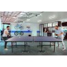 Tavolo ping pong 274x152,5cm professionale pieghevole con tendirete racchette palline Booster Vendita