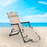 2er Set Liegestühle Strandliegen Sonnenliegen klappbar für Garten und Strand Emily Lux Zero Gravity Angebot