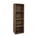 Libreria soggiorno ufficio 4 ripiani 40x132 cm scaffale in legno Duval Caratteristiche