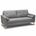 Modernes Design Sofa skandinavischen Stil Stoff 3 Sitzer für Wohnzimmer und Küche Acquamarina Angebot