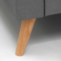 Modernes Design Sofa skandinavischen Stil Stoff 3 Sitzer für Wohnzimmer und Küche Acquamarina 