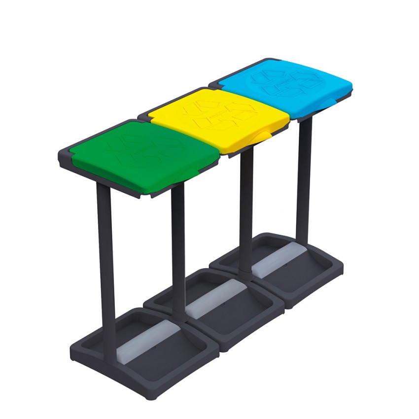 Müllsackhalter 3-fach Abfalltrennsystem Mr.B Tris Aktion Müllsackhalter 3-fach Abfalltrennsystem Mr.B Tris Aktion