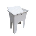 Einblock-Waschbecken für draußen mit Platte 59x41x75cm Jo Angebot