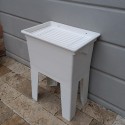 Einblock-Waschbecken für draußen mit Platte 59x41x75cm Jo Modell