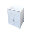 Waschbeckenschrank aus Kunstharz mit 2 Türen für die Handwäsche von Kleidung, 60 x 50 cm, Mong Angebot