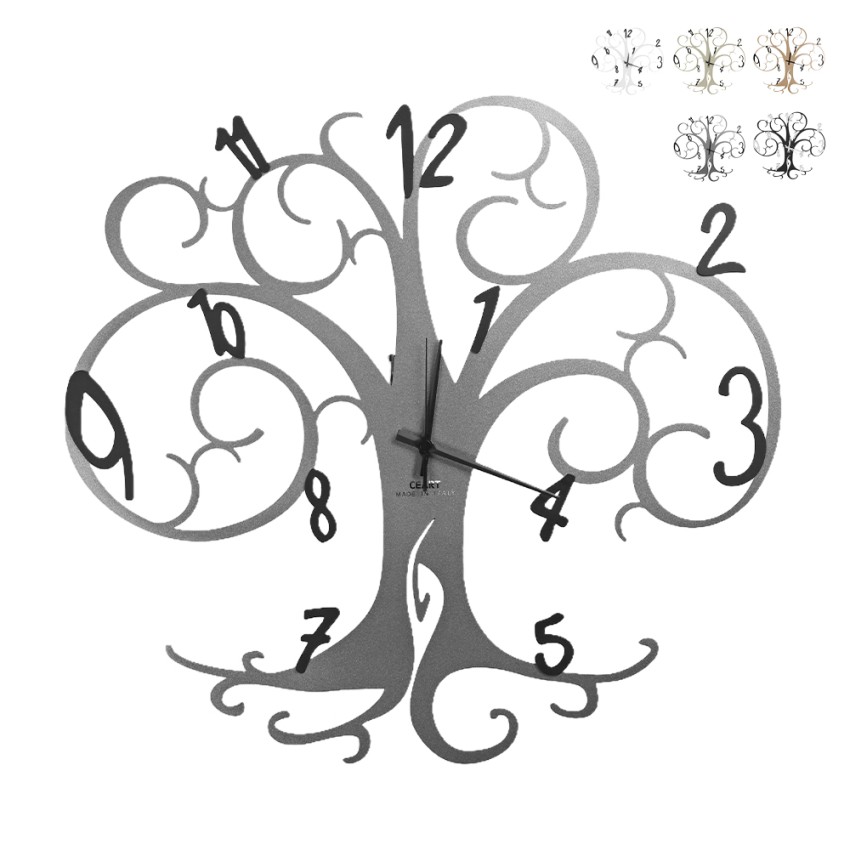 Horloge murale artisanale en métal Arbre de Vie 60x55 cm Ceart Promotion Horloge murale artisanale en métal Arbre de Vie 60x55 cm Ceart Promotion