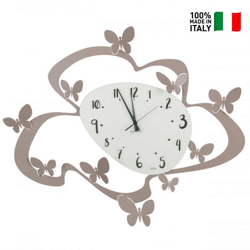 Albero Della Vita 60x55cm Ceart orologio da parete artigianale metallo