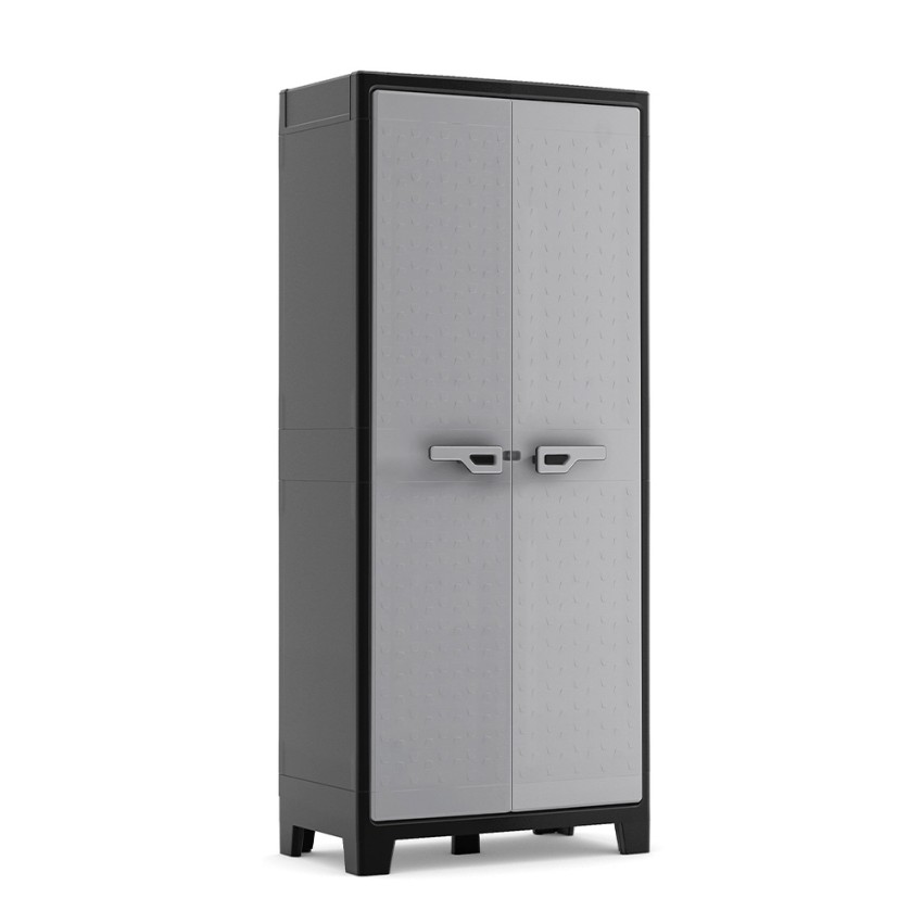 Armoire d'extérieur gris noir 8 étagères Titan Multispace XL Keter Promotion Armoire d'extérieur gris noir 8 étagères Titan Multispace XL Keter Promotion