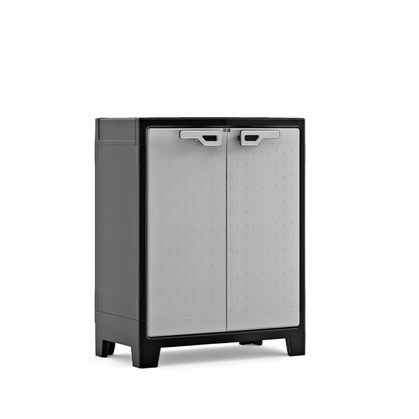 Armoire basse Titan Basso XL avec 2 étagères pour cave, buanderie et jardin Keter Promotion Armoire basse Titan Basso XL avec 2 étagères pour cave, buanderie et jardin Keter Promotion