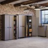Garten-Schrank mit 3 verstellbaren Regalböden, vielseitig verwendbar, Outdoor Stilo Alto Keter Auswahl