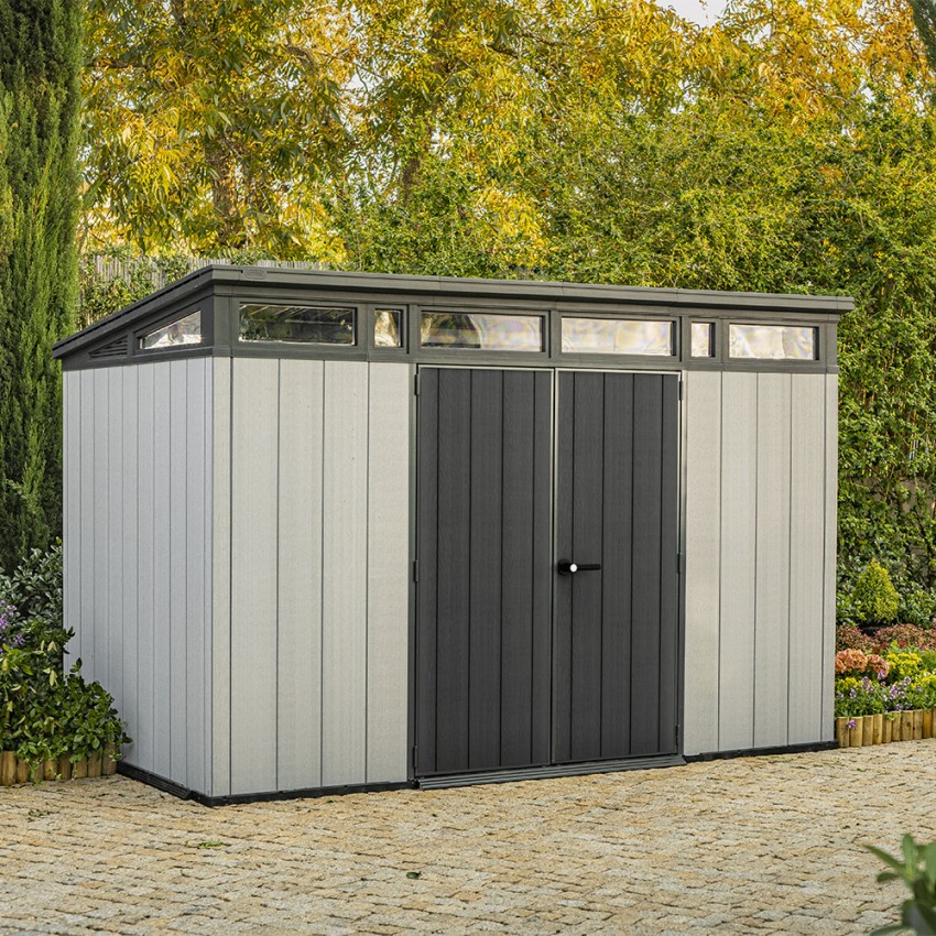 Gartenhaus aus Harz 342x218x226cm Artisan 11x7 Keter K241739 Aktion Gartenhaus aus Harz 342x218x226cm Artisan 11x7 Keter K241739 Aktion