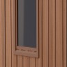 Gartenhaus Holzoptik aus PVC-Harz 125x184x205cm Darwin 4x6 Keter Eigenschaften