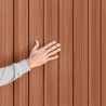 Gartenhaus Holzoptik aus PVC-Harz 125x184x205cm Darwin 4x6 Keter Maße