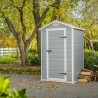 Casetta da giardino in resina PVC con pavimento 129x103x196cm Manor 4x3 Keter Offerta