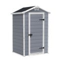 Casetta da giardino in resina PVC con pavimento 129x103x196cm Manor 4x3 Keter Sconti