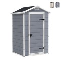 Casetta da giardino in resina PVC con pavimento 129x103x196cm Manor 4x3 Keter Promozione