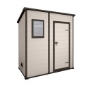 Casetta box attrezzi da giardino in resina PVC 183,5x111x200,5cm Manor Pent 6x4 Keter Sconti