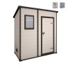 Abri d'outils de jardin en résine PVC 183,5x111x200,5cm Manor Pent 6x4 Keter Promotion