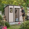 Casetta box attrezzi da giardino in resina PVC 183,5x111x200,5cm Manor Pent 6x4 Keter Caratteristiche
