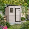 Casetta box attrezzi da giardino in resina PVC 183,5x111x200,5cm Manor Pent 6x4 Keter Offerta