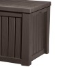 Große Aufbewahrungsbox aus Harz für Garten Rockwood Keter Modell
