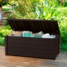 Baule da esterno in resina multiuso attrezzi giardino Brightwood Keter Modello