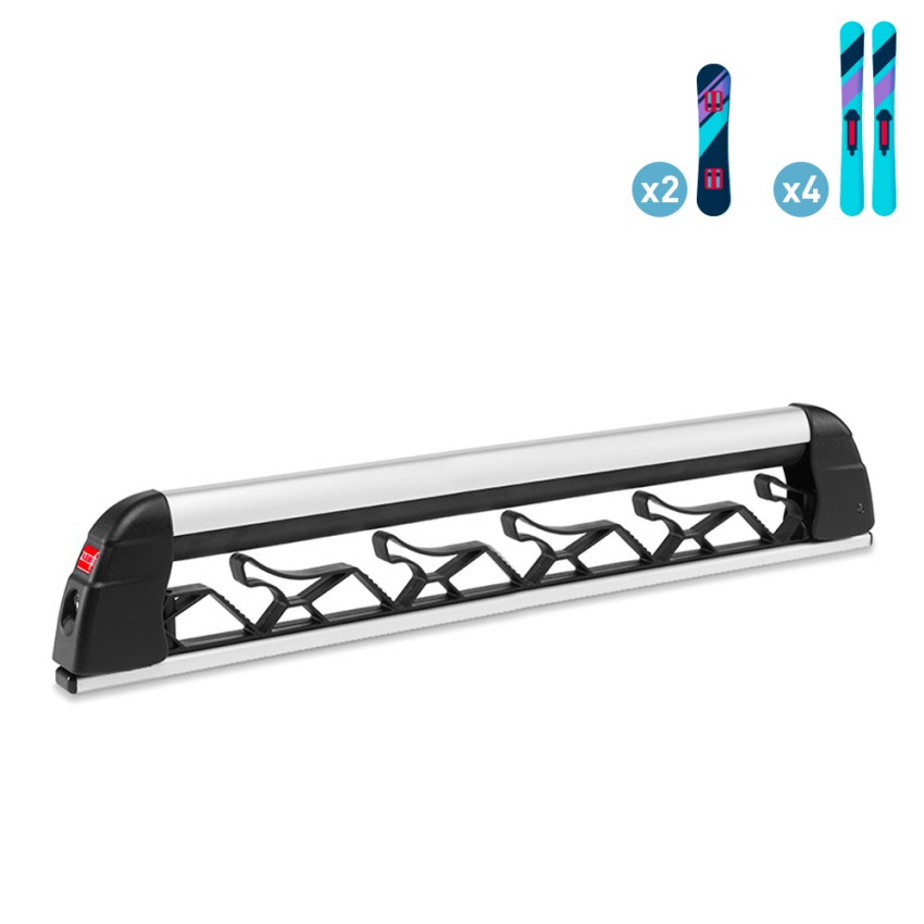 Universal Dachträger für Ski und Snowboard Aluski & Board 4 Aktion Universal Dachträger für Ski und Snowboard Aluski & Board 4 Aktion