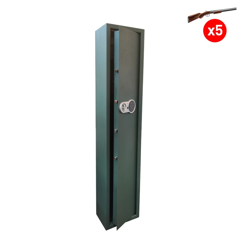 Panzerschrank für Gewehre, 5 Plätze, elektronische Kombination, Shield Plus Aktion Panzerschrank für Gewehre, 5 Plätze, elektronische Kombination, Shield Plus Aktion
