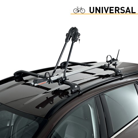 Porte-vélos universel pour toit de voiture avec système antivol Bici 3000 Alu New Promotion
