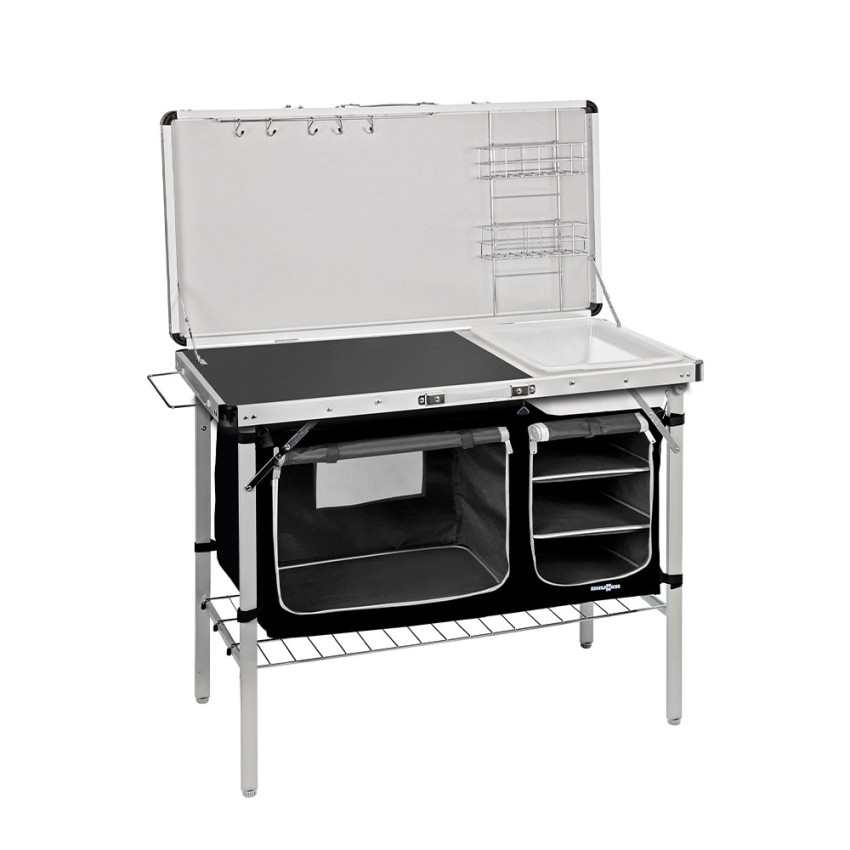 Meuble de cuisine pliable de camping équipé Drive In Black Brunner Promotion Meuble de cuisine pliable de camping équipé Drive In Black Brunner Promotion