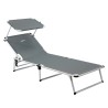 Lettino mare spiaggia piscina pieghevole tettuccio parasole Malibù Brunner Saldi