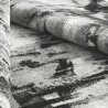Abstrakte rechteckige grau schwarz weiß modernes Design Teppich GRI226 Angebot