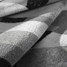 Kurzfloriger Teppich im modernen Stil rechteckig grau weiß schwarz GRI228 Angebot