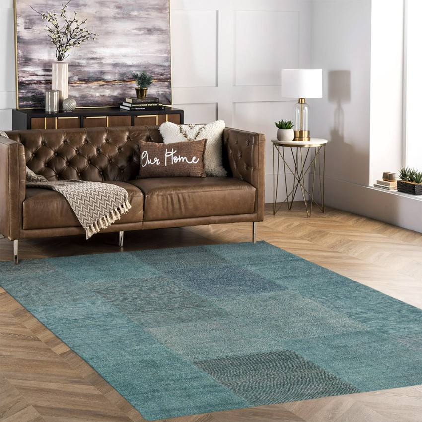 Tapis rectangulaire à poil court moderne salon cuisine vert TUME01 Promotion Tapis rectangulaire à poil court moderne salon cuisine vert TUME01 Promotion