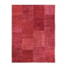 Tappeto antiscivolo rettangolare rosso soggiorno design moderno TURO01 Vendita