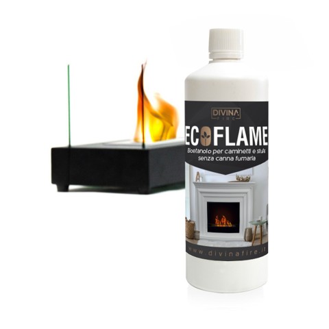 Bioethanol flüssig Packung 12 1-Liter-Flaschen Ecoflame Aktion