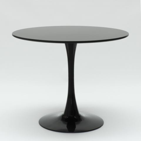 tavolo rotondo nero 60cm bar cucina sala da pranzo scandinavo Tulipan ii scelta Promozione