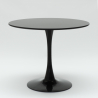 tavolo rotondo nero 60cm bar cucina sala da pranzo scandinavo Goblet ii scelta Promozione