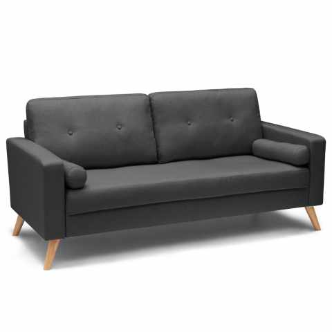 copy of Couch Sofa Modern Design Skandinavisch Stil Stoff 3-Sitzer Wohnzimmer Küche Acquamarina