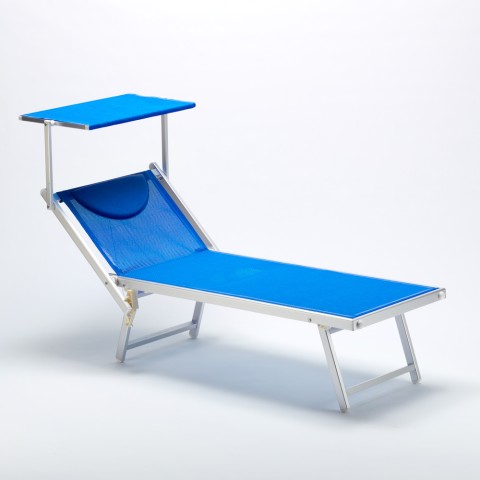 copy of Bain de soleil transat professionnel chaise longue piscine aluminium Italia Promotion