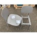 2 x sedie in polipropilene cucina giardino bar ristorante Geer grigio II scelta Vendita