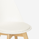 copy of Chaise de cuisine et salle à manger avec coussin design scandinave en bois Bib Nordica Remises