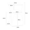copy of stühle industriedesign im Lix-stil mit armlehnen küche bar steel wood arm light Katalog