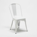 2 x sedie industrial acciaio cucina e bar steel one bianco ii scelta Offerta