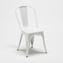 2 x sedie industrial acciaio cucina e bar steel one bianco ii scelta Offerta