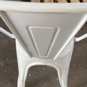 2 x sedie industrial acciaio cucina e bar steel one bianco ii scelta Vendita