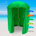 Parasol de plage léger visser tente protection uv GiraFacile 200 cm Zeus 
