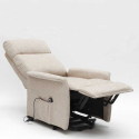 Poltrona relax elettrica 2 motori sistema alzapersona Giorgia+ beige II scelta Vendita