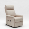 Poltrona relax elettrica 2 motori sistema alzapersona Giorgia+ beige II scelta Promozione